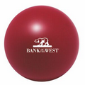 Burgundy Squeezies Stress Reliever Ball